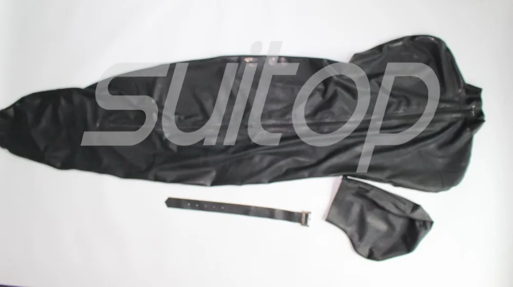 

Men's Latex sleeping rubber bag sleeping sack with arm pocket inside