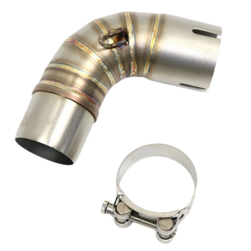 Motorcycle Modification Intake Manifold Connection Pipe 51Mm Exhaust Pipe Middle Section For HONDA CB1000 2009-2018