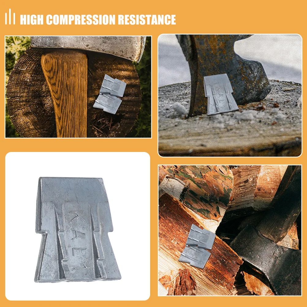 3Pcs Metal Wedges for Axe and Hammer Secure Handle Fixing Tool Maintenance Easy Installation High Compression Resistance Outdoor