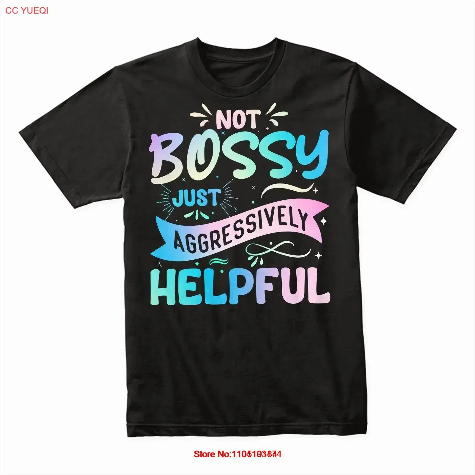 Not Bossy Just Aggressively Helpful T Shirt Funny Sarcastic Sassy Humor vintage Washed Breathable Versatile Stretched Stylish