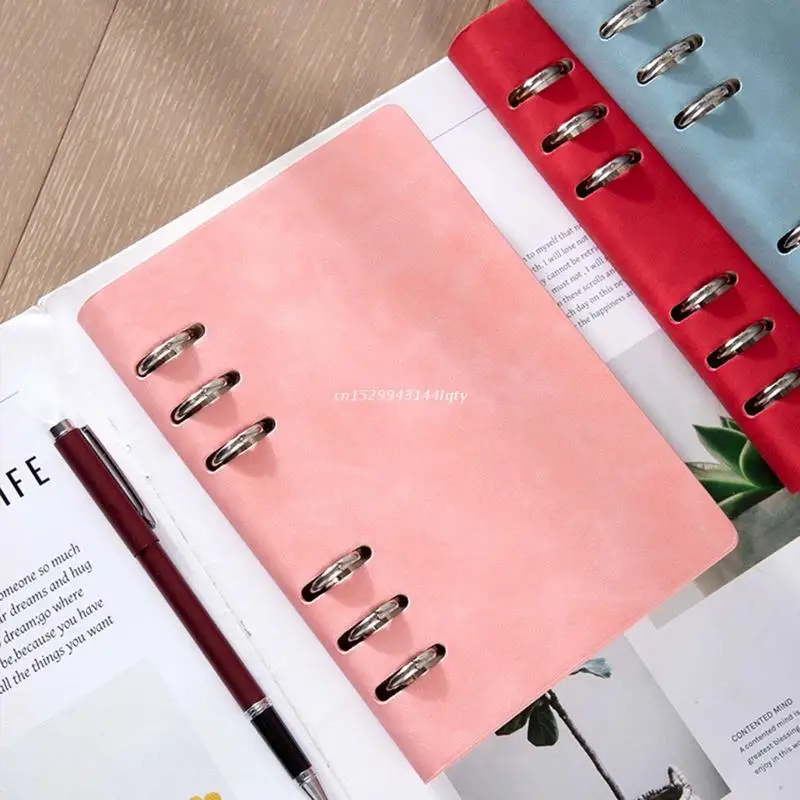 6-Ring Professionelle Notebook 7x9 Zoll Nachfüllbare Notebook 100 Blätter für Büro Dropship