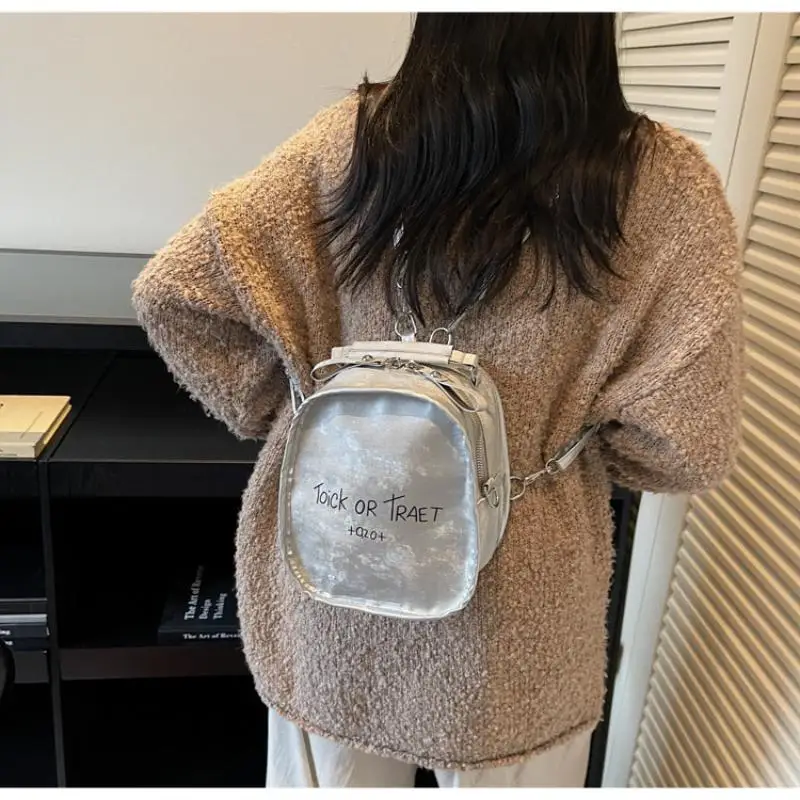 Adorable 2025 Women's Messenger Backpack, Casual Travel Gear, Lightweight and Ideal for Mobile Phones