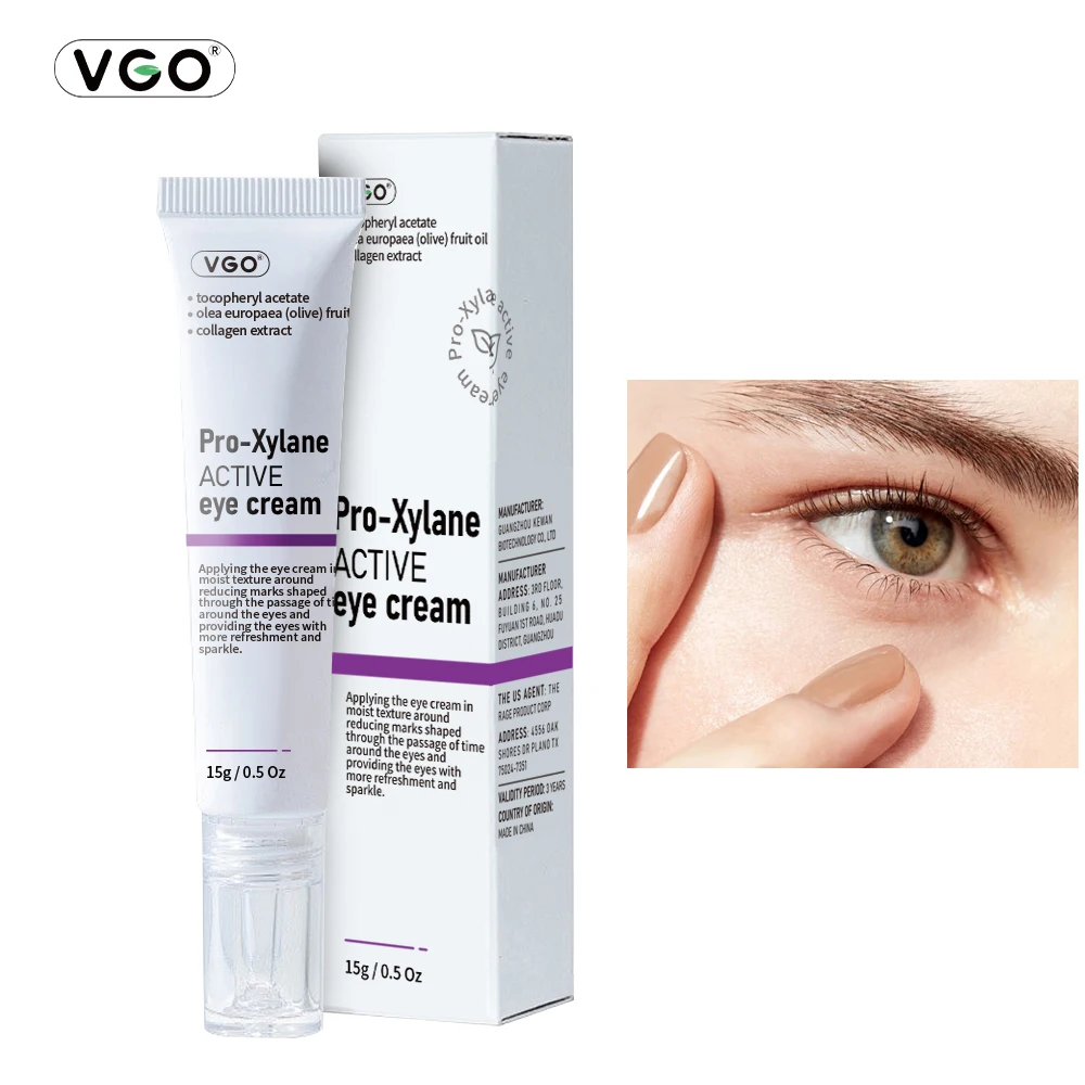 

VGO Pro-Xylane Active Eye Cream – Anti-Aging Hydrating Firming Dark Circle & Puffiness Reduction Collagen Boosting 30g