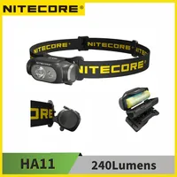 Original NITECORE HA11 240 Lumens Max Beam Distance 90 m Include Battery Ultar Lightweight Dual Beam Headlamp