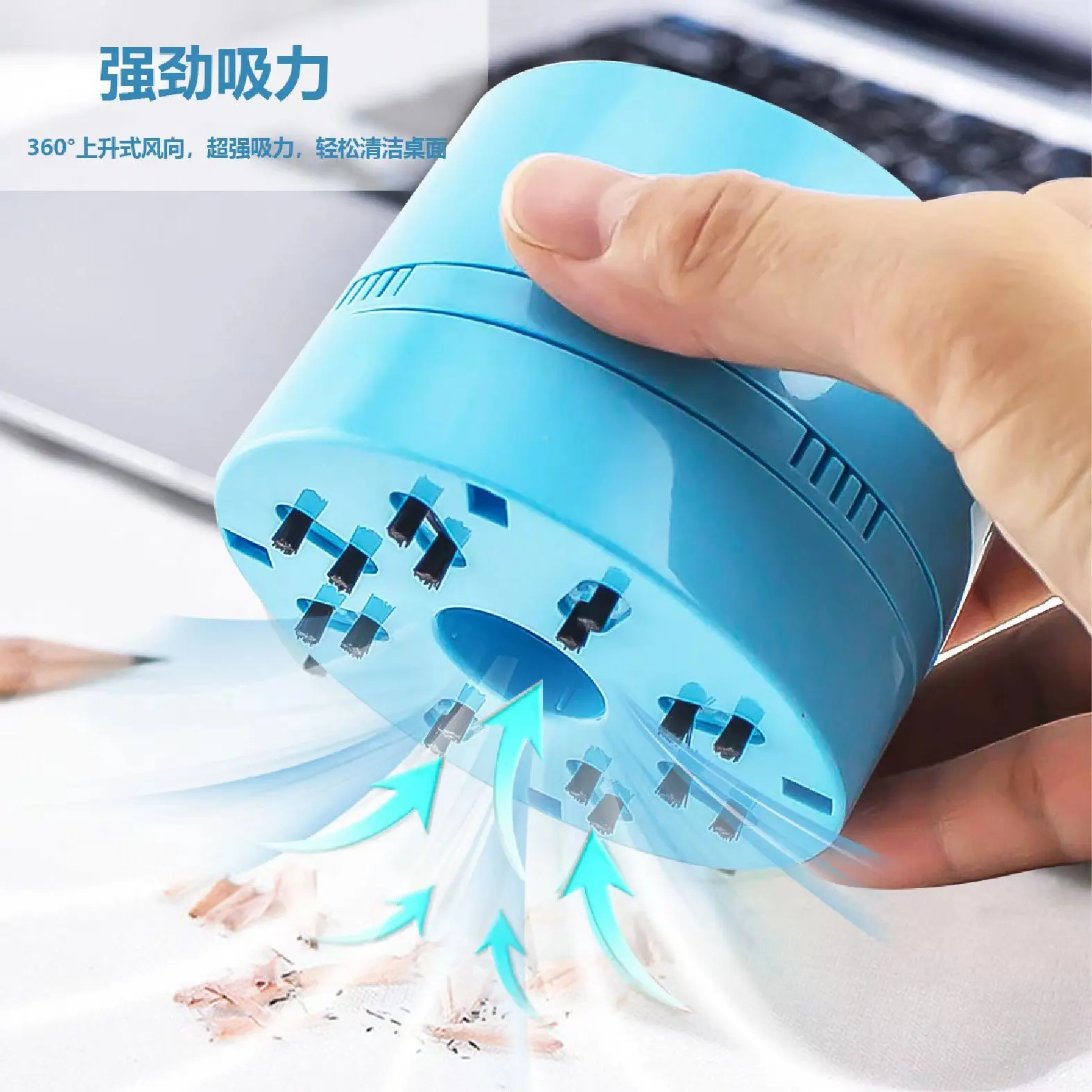 Mini Desktop Vacuum Cleaner Smart Sweeping Robot Portable Vacuum Cleaner Household Mini Computer Car Vacuum Cleaner Office Gifts