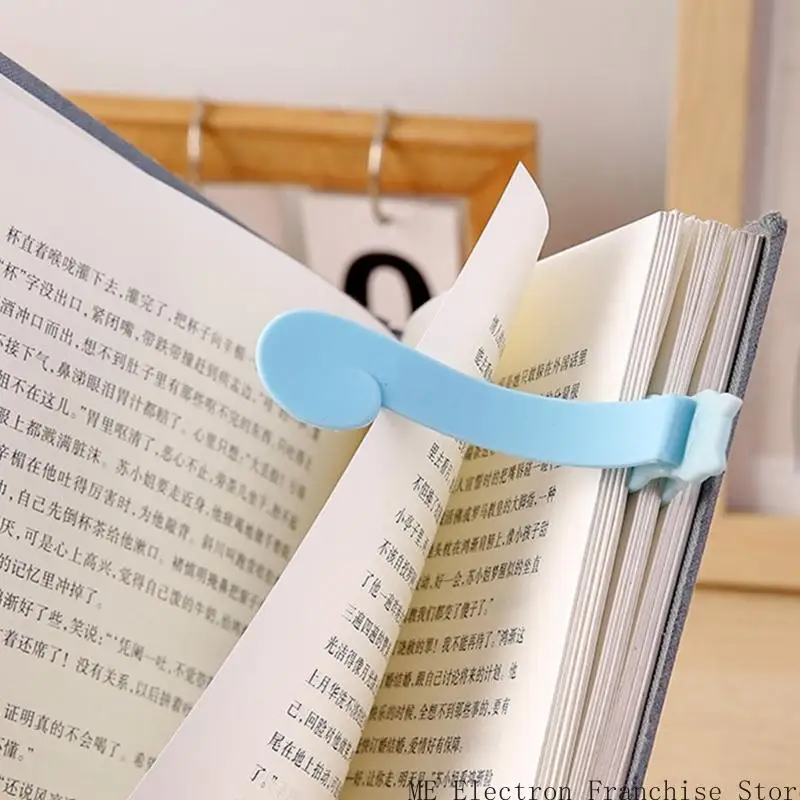 3 Pcs Automatic Bookmarks Silicone Bookmarks Cats Bookmarks Clip Creative Page Marker Reading Supplies for Teacher