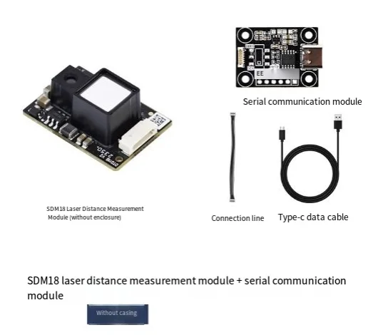 SDM18 modulo sensore laser a punto singolo porta seriale TOF radar per evitare ostacoli ROS2