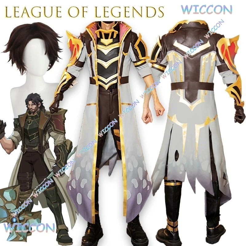 

Jayce Survivor Cosplay Costume Arcane Season Viktor Battle Damaged Steampunk Full Set Outfit Premium Quality