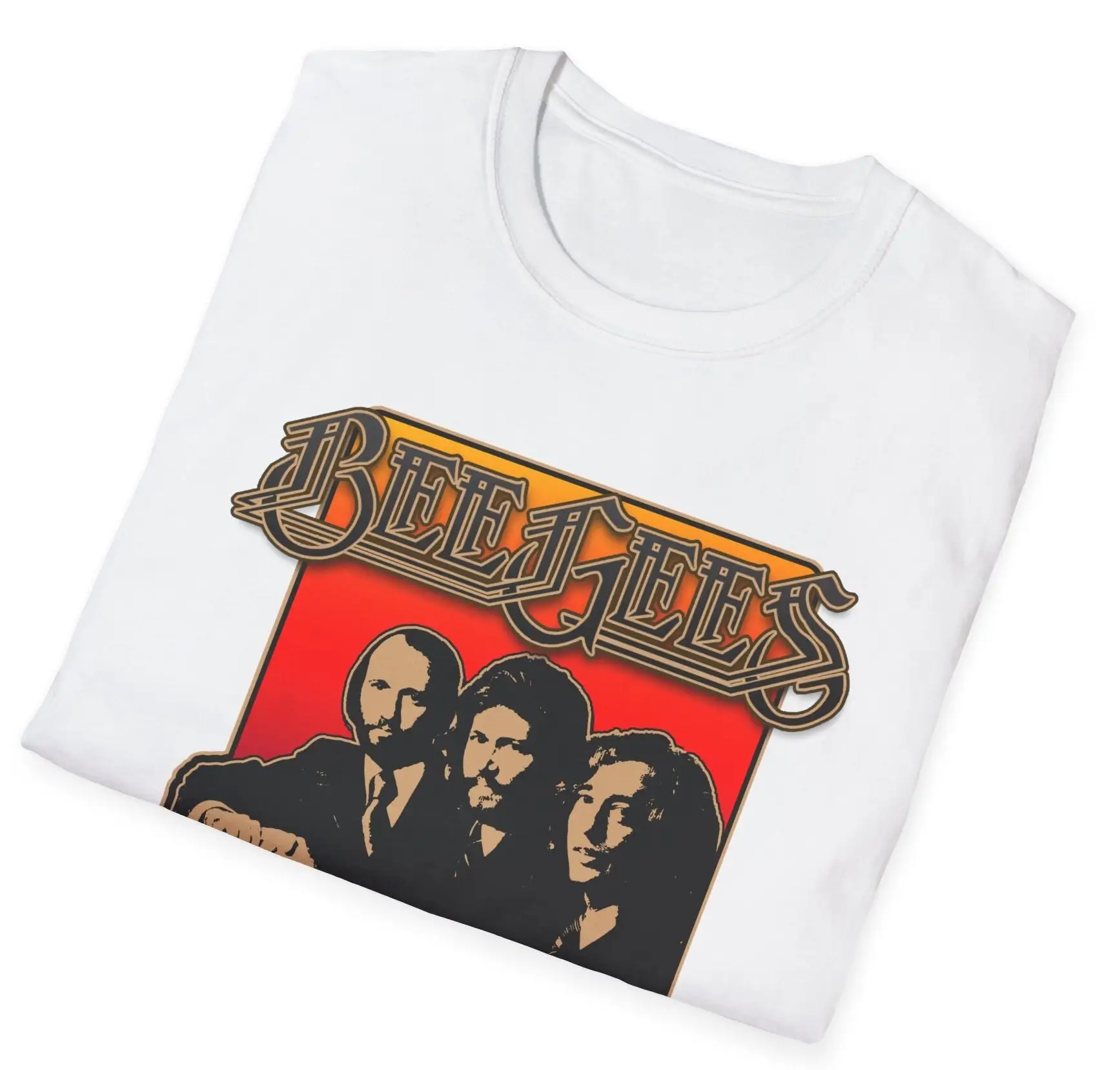 Vintage Style Bee Gees Softstyle T Shirt