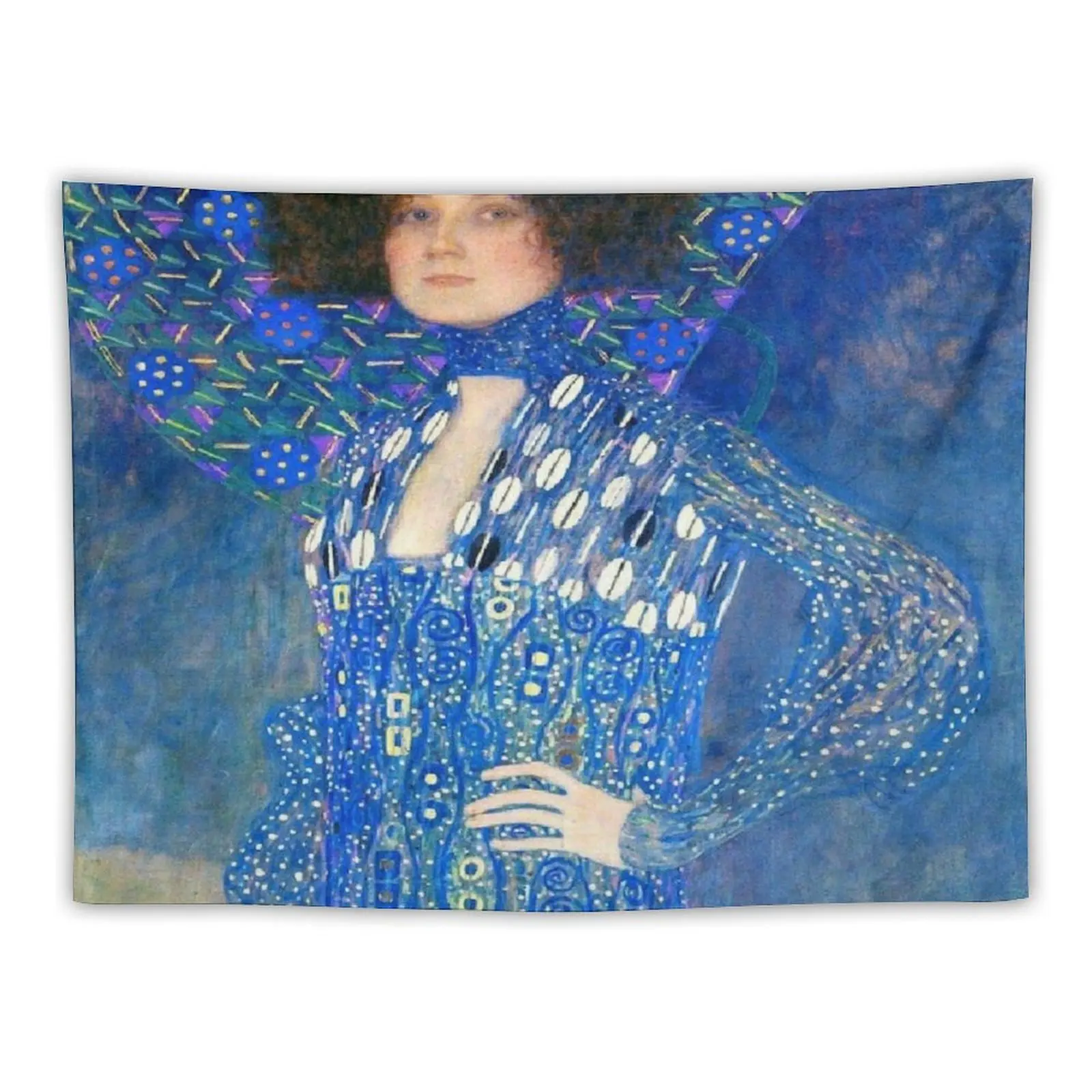 Gustav Klimt Portrait of Emilie Floge Tapestry Bedroom Decoration Room Decoration Korean Style Funny Tapestry