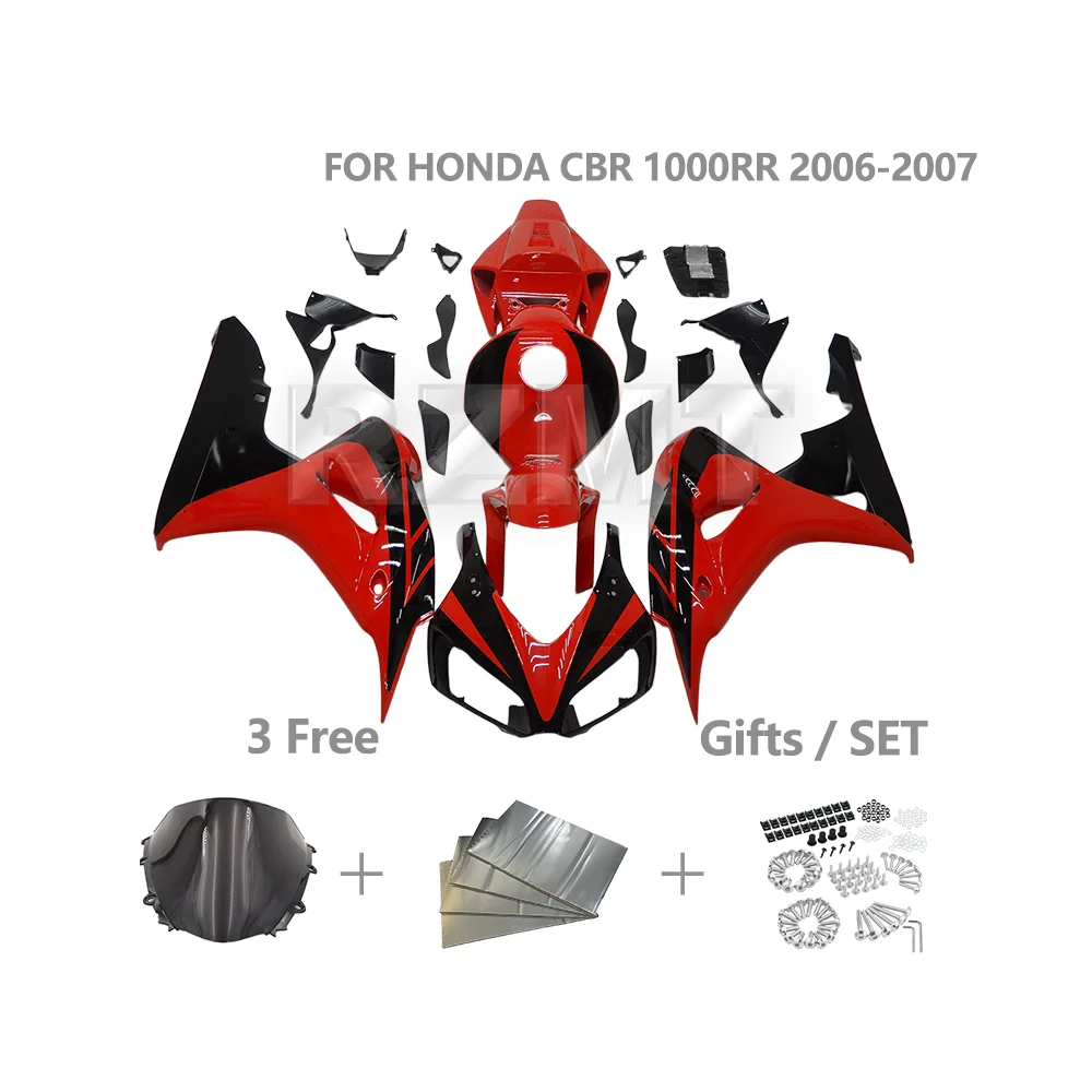 

Fairings Kit FOR HONDA CBR1000RR 2006 2007 CBR 1000RR Customized Motorcycle Fairing Kit ABS Injection Body Parts Set H1007-101a