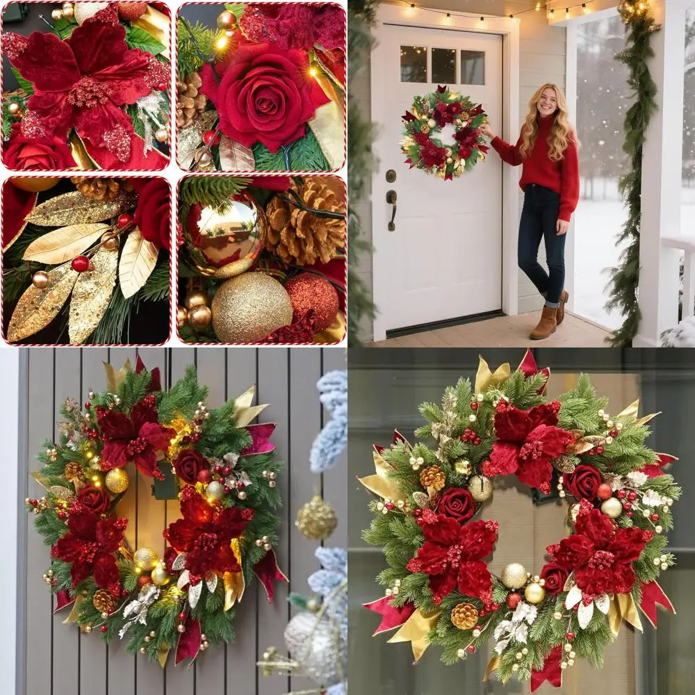 24 Pre-Lit Outdoor … - image