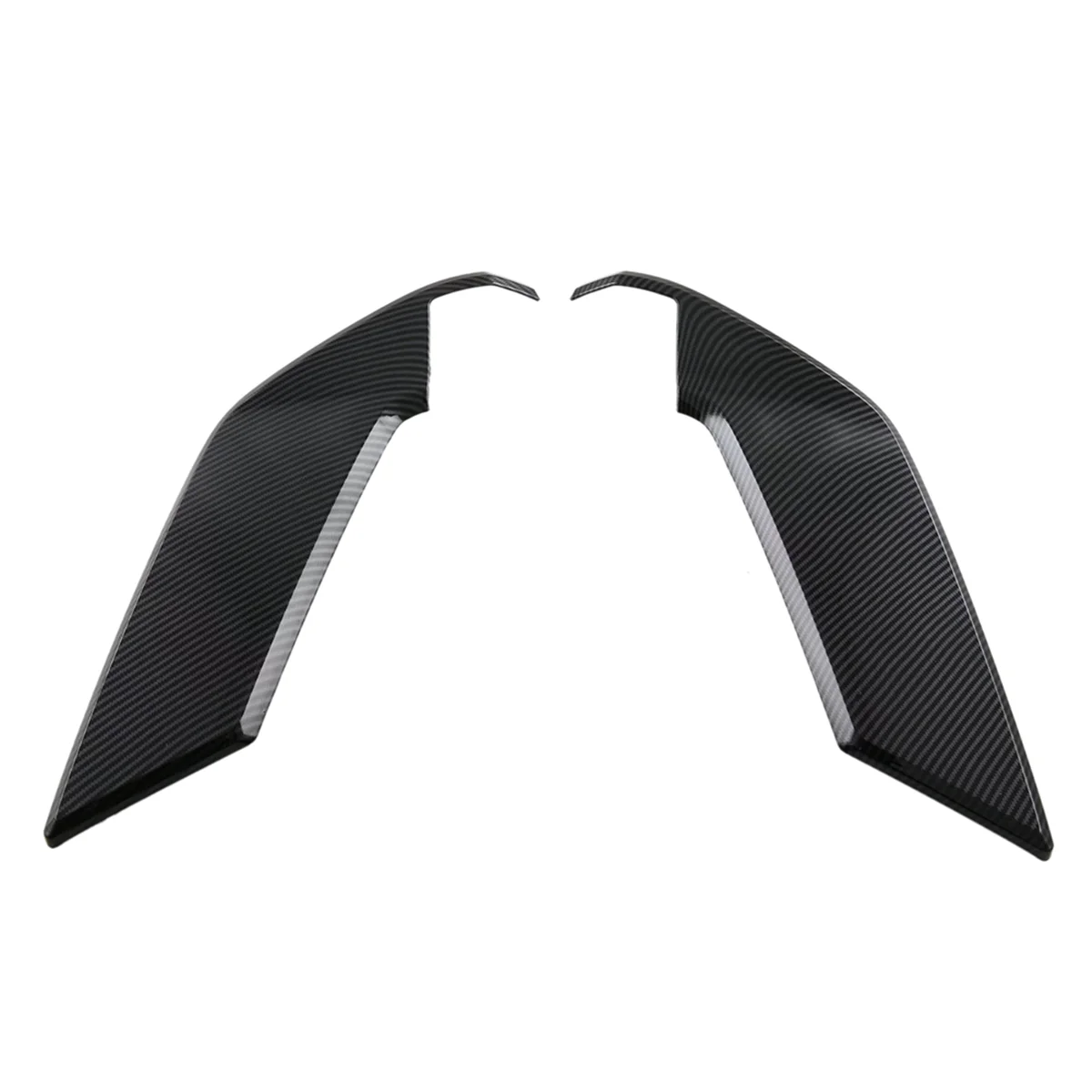 Carbon Fiber Color Car Front Bumper Side Splitter Spoiler Decor Cover Trim for BYD Dolphin Mini/BYD Seagull