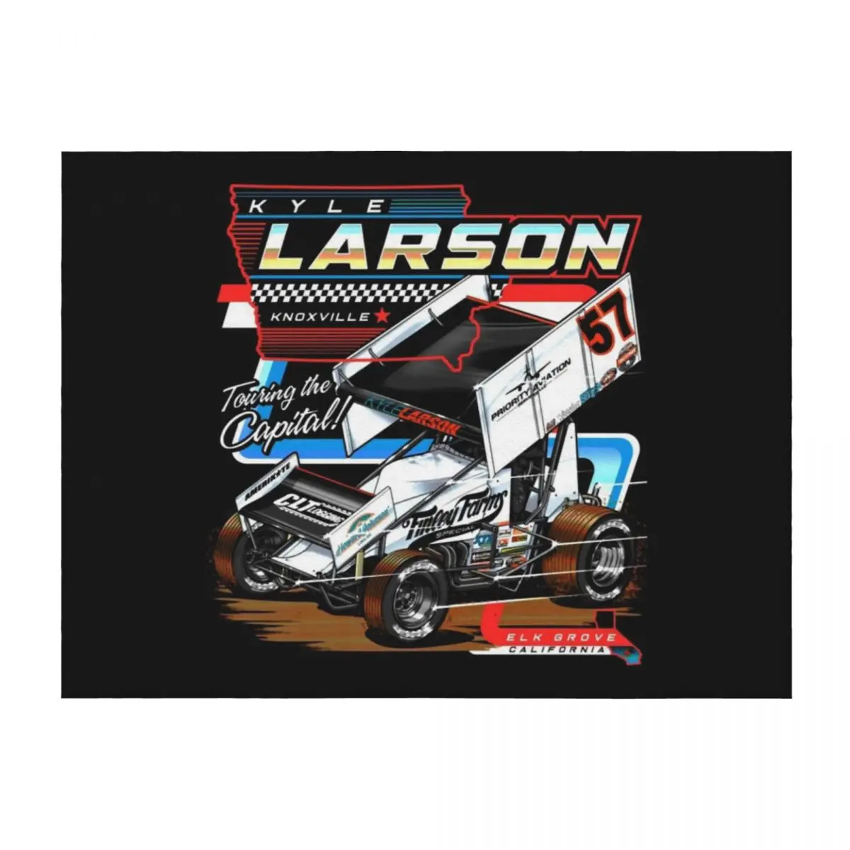 

KYLE LARSON 12, Kyle Larson Throw Blanket Furry Luxury Brand Blankets Sofas Of Decoration Stuffeds Blankets