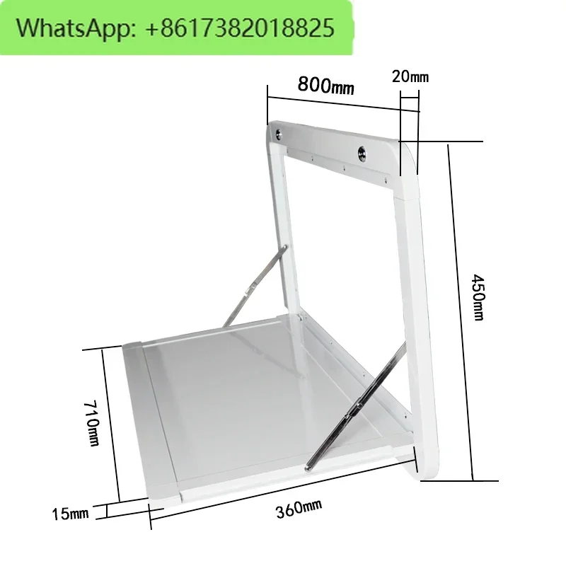 RV external dining table folding with lock desktop attachment ultra-thin board modification car aluminum alloy extended body