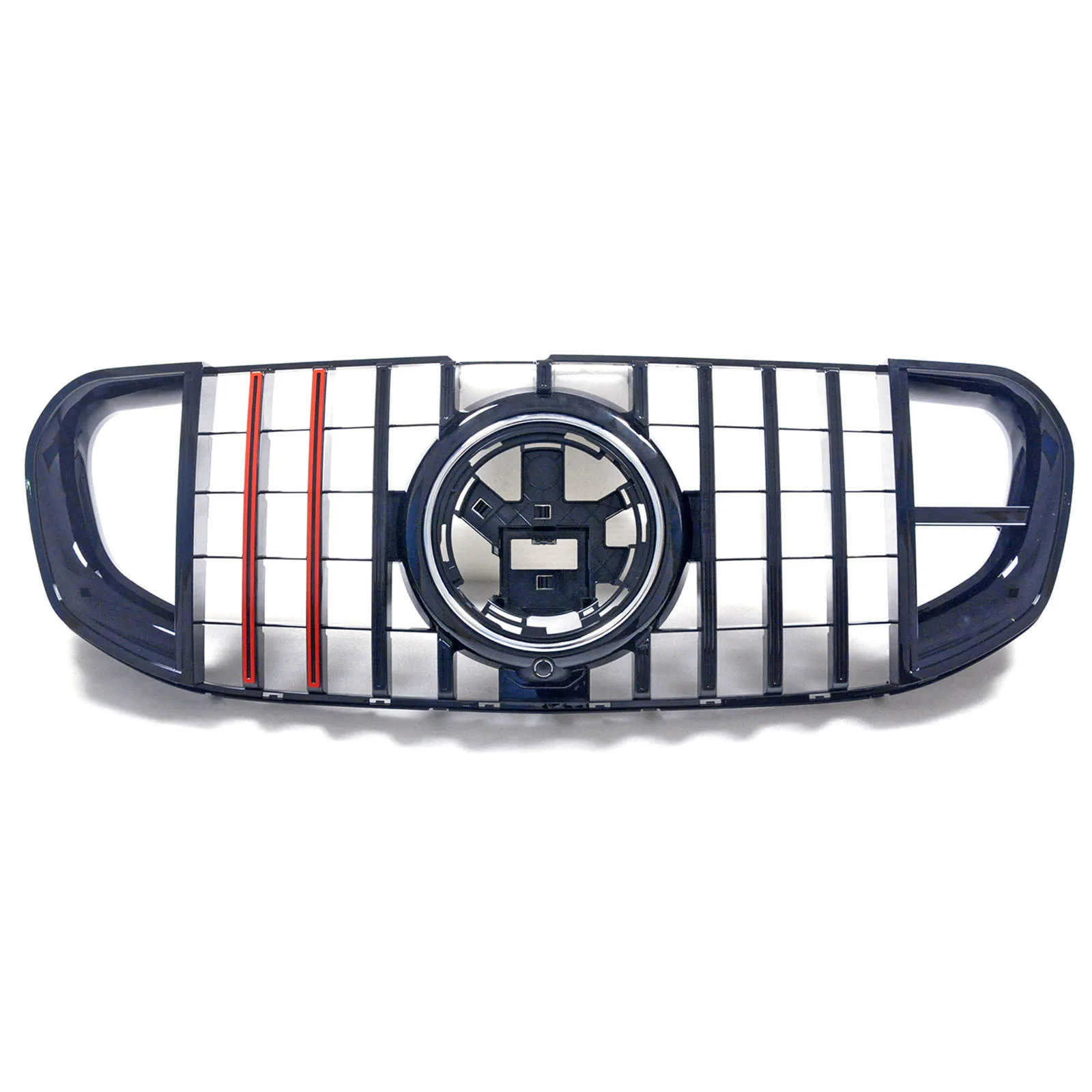 

Car Front Bumper Grille Black Chrome For Benz GLS X167 2020-2023 GR3