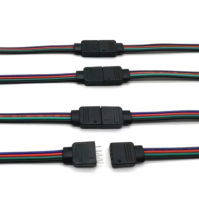10PCS Row female male pin cable LED light bar controller connector cable, rehearsal cable