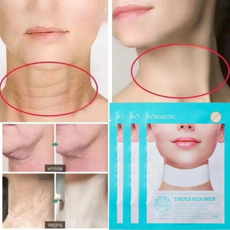 Neck Lines Protein Mask Collagen Eliminate Neck Fine Lines Anti-ageing Lift Rejuvenation Nourish Eliminate Double Chin Skin Care