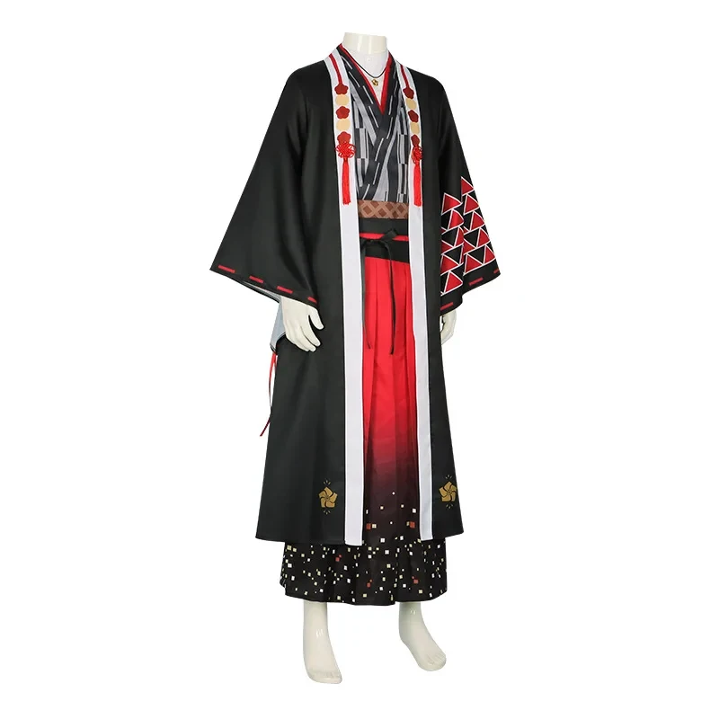 

Anime Virtual YouTuber VTuber Genzuki Tojiro Cosplay Costume Nijisanji Japanese Kimono Haori Man Woman Halloween Party Su FD1;6