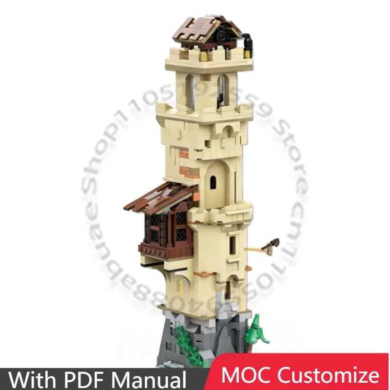 

Набор для сборки «Маяк на скале» (594 детали), модульная модель из строительных блоков, развивающая игрушка для детей, подарок для мальчиков на праздники