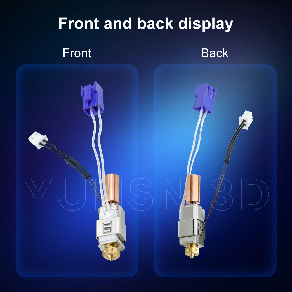 Hotend amélioré pour l'artillerie Sidewinder X1 X2 Genius et Pro, pièces d'imprimante 3D, Kits de thermistance de bloc chauffant de buse entièrement métallique