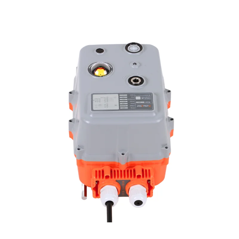 Failsafe to Close hIgh-pressure 110V AC/DC Part Turn 200Nm Torque Smart Motorized Quarter Turn Electric Valve Actuator