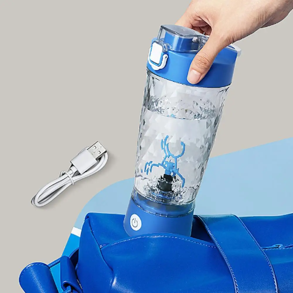 

650ml Electric Protein Powder Mixing Cup Automatic Shaker Bottle Mixer Shake Bottle Milk Coffee Blender Kettle For Gym Outdoor