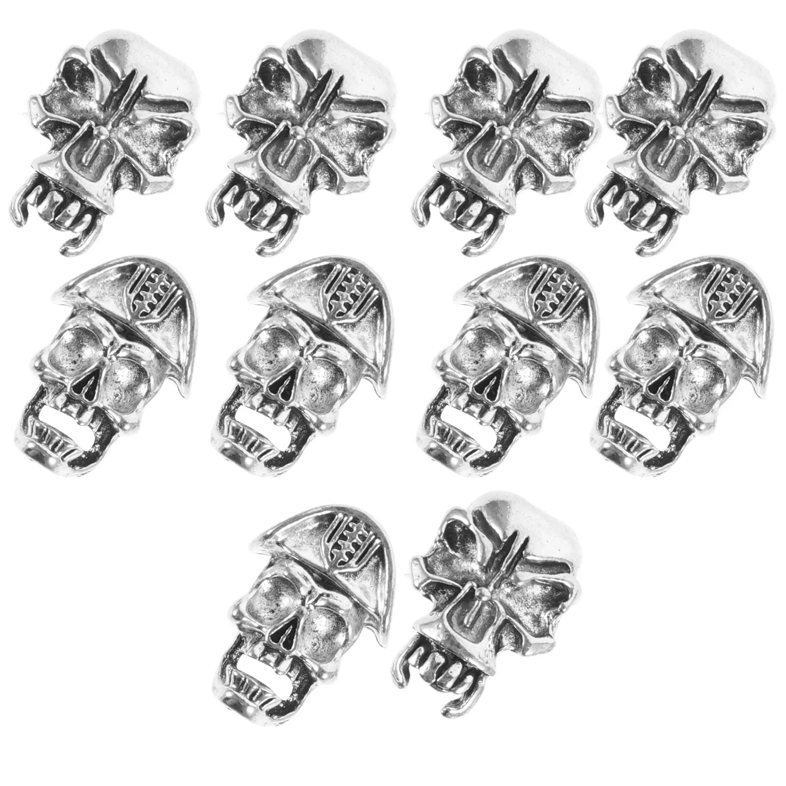 

10 Pcs Beard Alloy Dreadlocks Beads Miss Women's Hair Jewelry Pendant Braids Accessories for