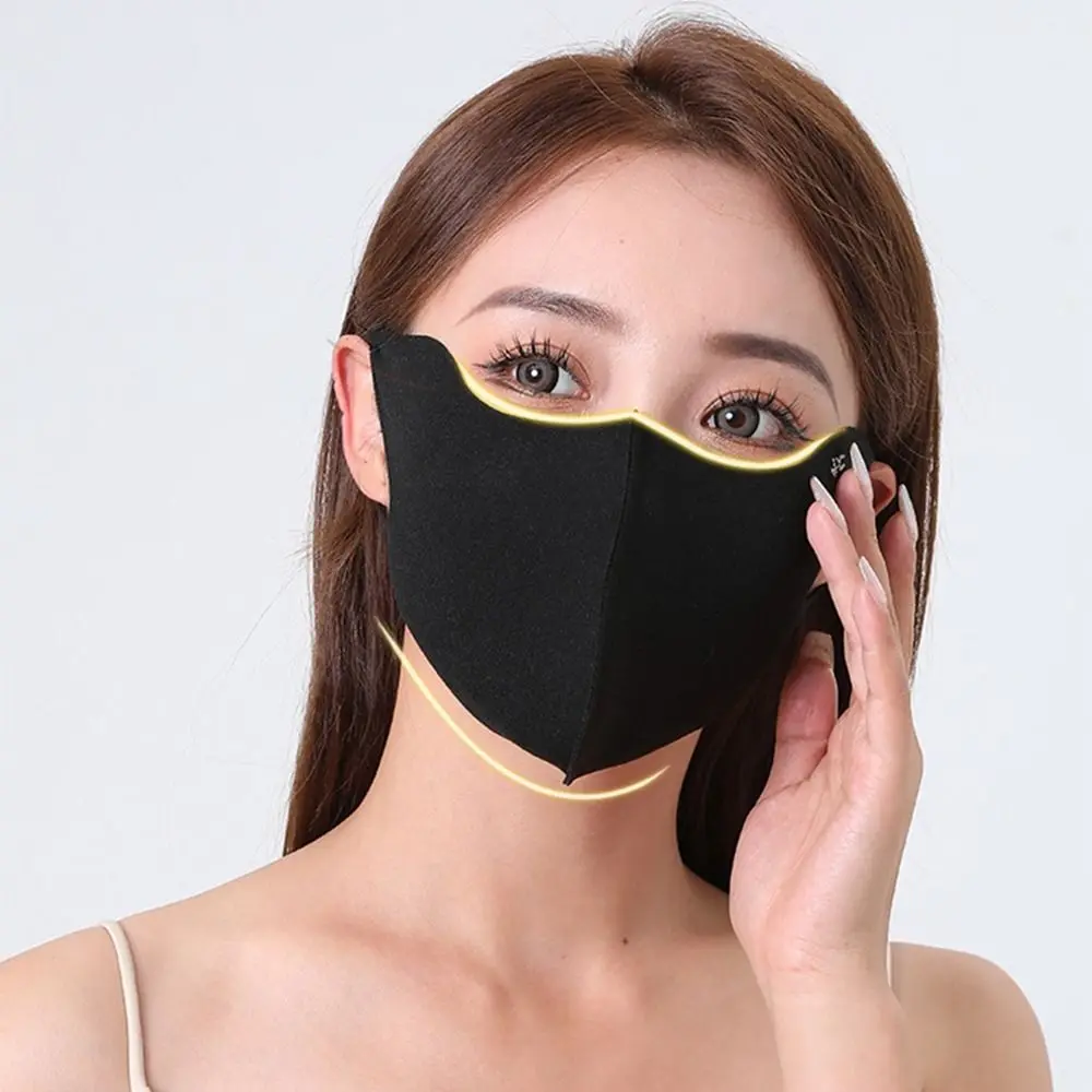 

Дышащий солнцезащитный крем, шарф для лица, ледяная шелковая маска, маска для лица, сплошной цвет, солнцезащитная вуаль, летняя маска для лица, гни-маска для пешего туризма