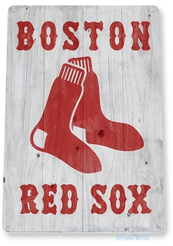 TIN SIGN Boston Red Sox, Sports, Fenway Park, Retro, Baseball Décor, A908 --Tin Sign