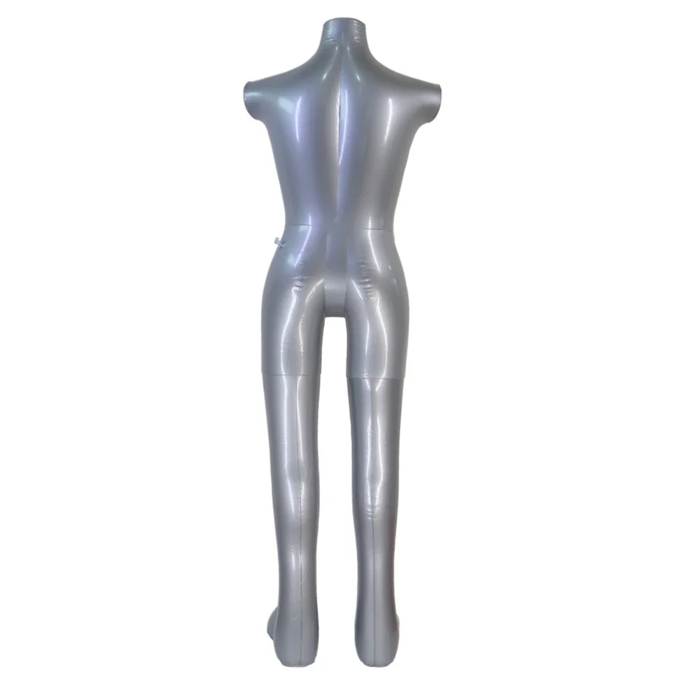 Inflatable PVC Male Model Dummy Torso Body Armless Mannequin Clothing Display Free shipping