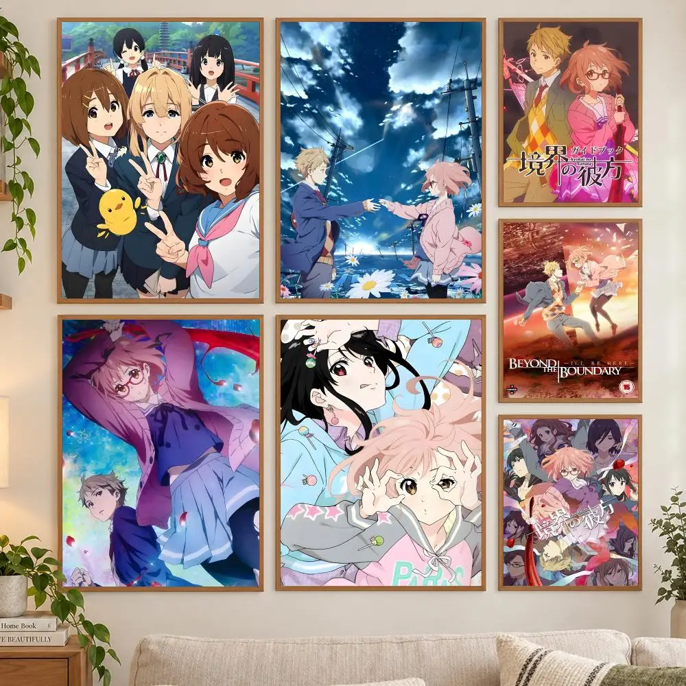 Anime Beyond The Boundary Poster HD art sticky wall waterproof home living room bedroom bar aesthetic decoration