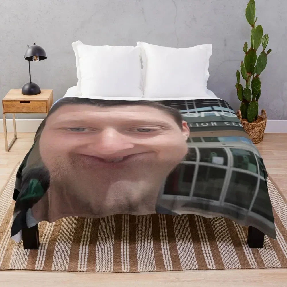 

Daniel Larson selfie Throw Blanket Cozy Light Blanket for Travel Camping Picnic