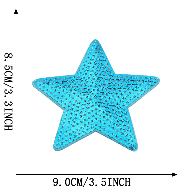 Eisen auf Patches für Kleidung Stern Herz Pailletten Thermo jacke DIY gestickt nähen Aufkleber Rucksack niedlichen Parche Kinder Ropa Glitter – Detail 26
