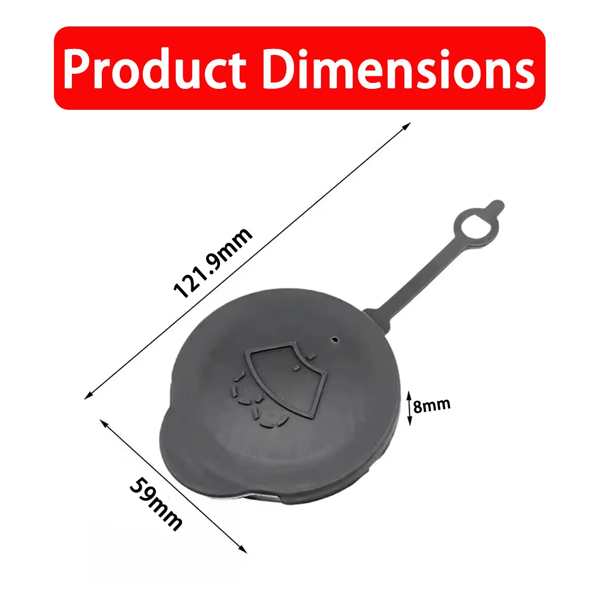 1/5/10 قطعة ممسحة السيارة تنظيف غطاء خزان السوائل مناسبة لنيسان ميكرا K13 2011-2016 خزان المياه غطاء زجاجة غطاء 28913-1HA3A