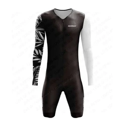 New Sport Cycling Skinsuit Bicicleta Men's Long Sleeved Jumpsuit Maillot Ciclismo Road Bicycle Quick Drying Cycling Equipment