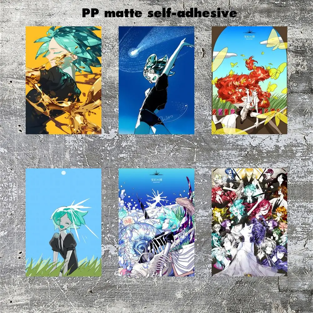 Land of the Lustrous Poster Frameless poster pp Matte adhesive paper for Living room hallway bedroom