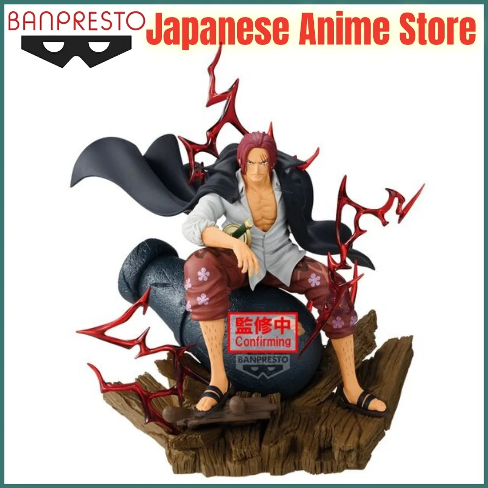 

Оригинальный Banpresto One Piece аниме Akagami no Shanks The Diorama Soul аниме фигурка модель Figuarts украшение игрушка