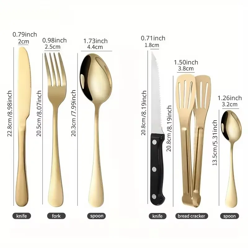 Camping and Travel Dinnerware Set for Two with Plates and Cutlery Including Fork, Knife, and Spoon