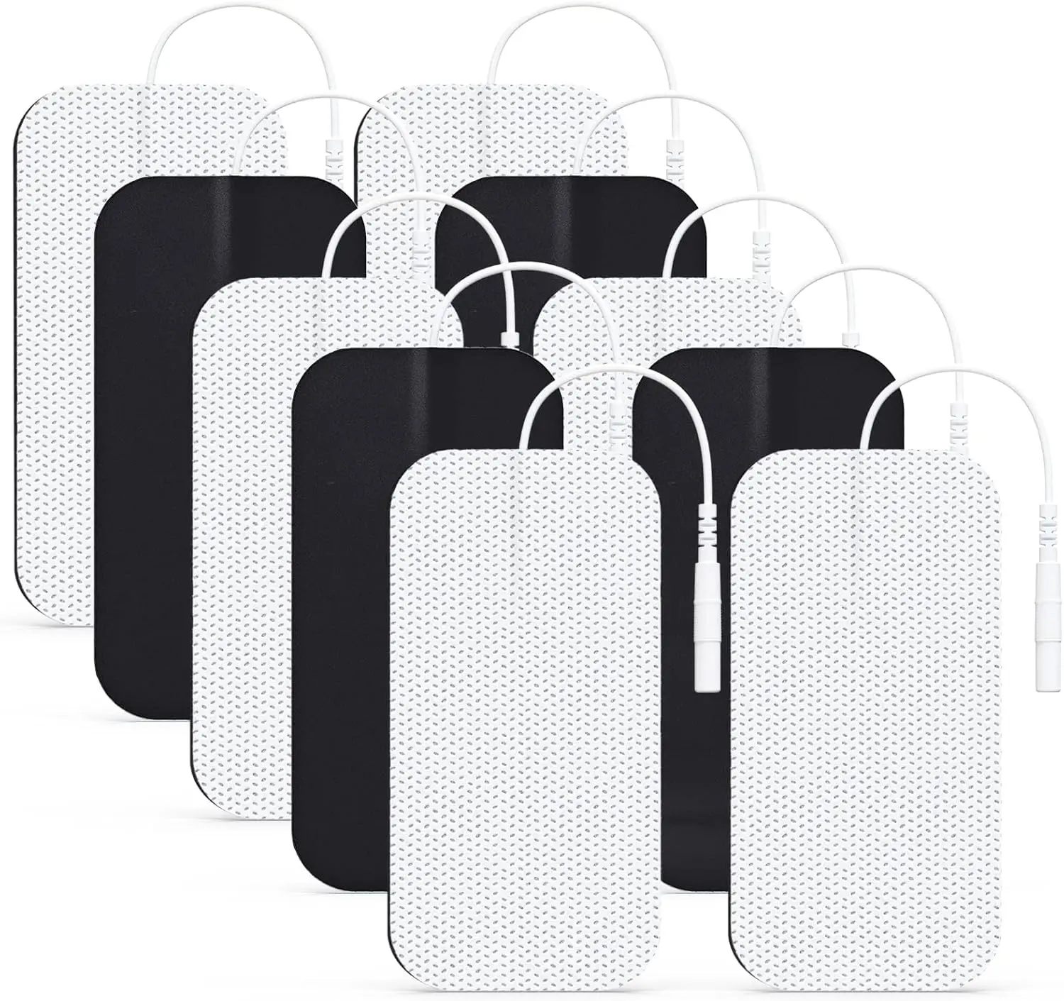 Électrodes pour appareil TENS 2"x4", 10/20 pièces, électrodes de remplacement en gel réutilisables de qualité supérieure pour appareils de massage électrique TENS 7000