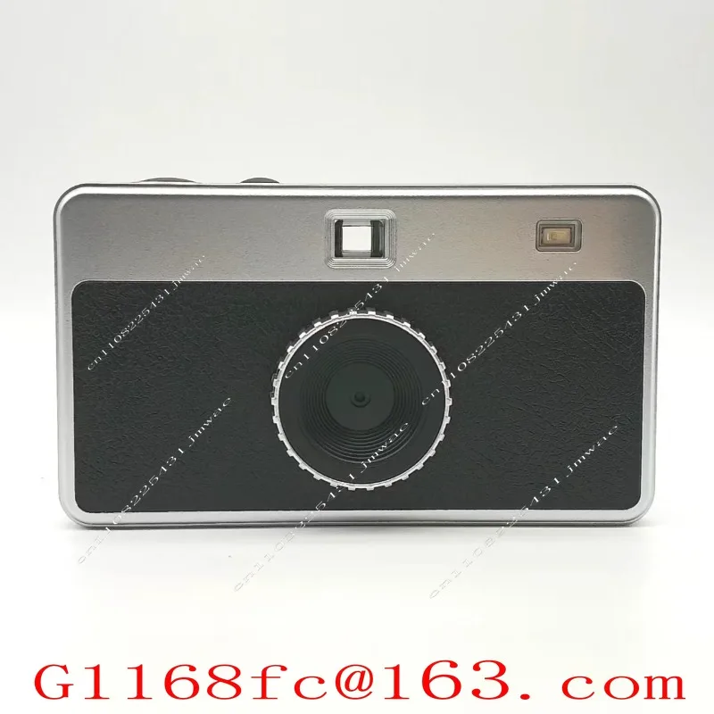 Silver Black Retro Screenless Digital High-definition Video, Type-C Charging,