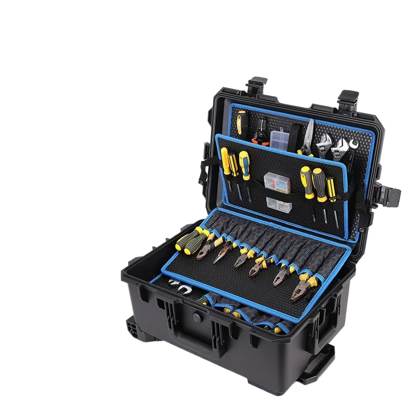 FOR Waterproof Hardware Toolbox, Tie Rod Household Toolbox, Business Trip Maintenance, Electrician Multi-functional Storage Box