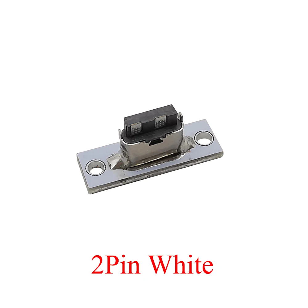 1/6/10Pcs USB Typ C Buchse mit Befestigungs Platte 2P 4P 6 Pin DIY Reparatur Typ-C USB Jack Buchse Lade Port