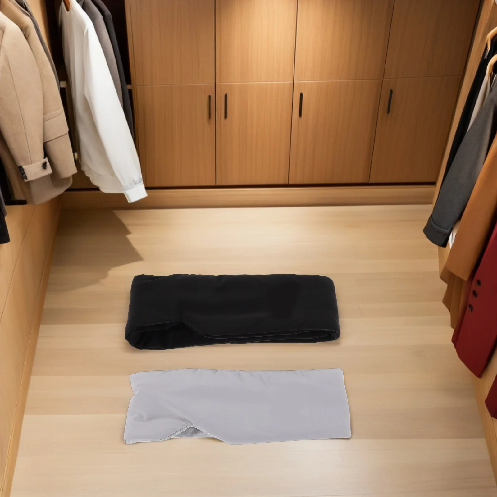 

2pcs Blackout Eye Mask Breathable Fabric Sleep Mask For Women Men Portable Nap Cover Light Blocking Design Travel Eye Cover For