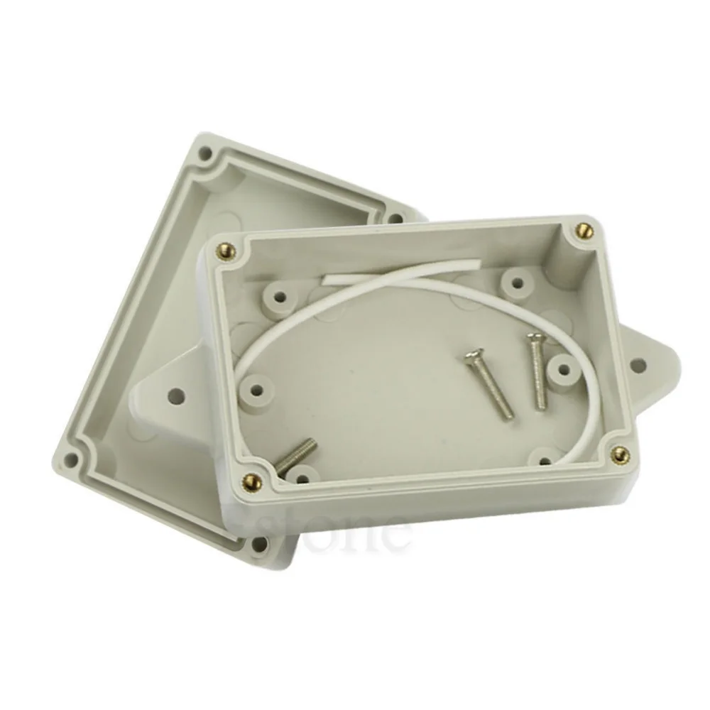 85x58x33mm Waterproof Cover Plastic Electronic Cable Project Box Enclosure Case With ears DIY