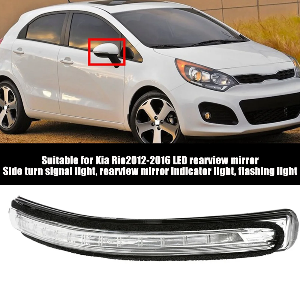 

Hyundai Kia Rio MK3 2012-2017 KX5 Sportage Car Rearview Mirror LED Turn Signal Indicator Flashing Light Automotive Parts