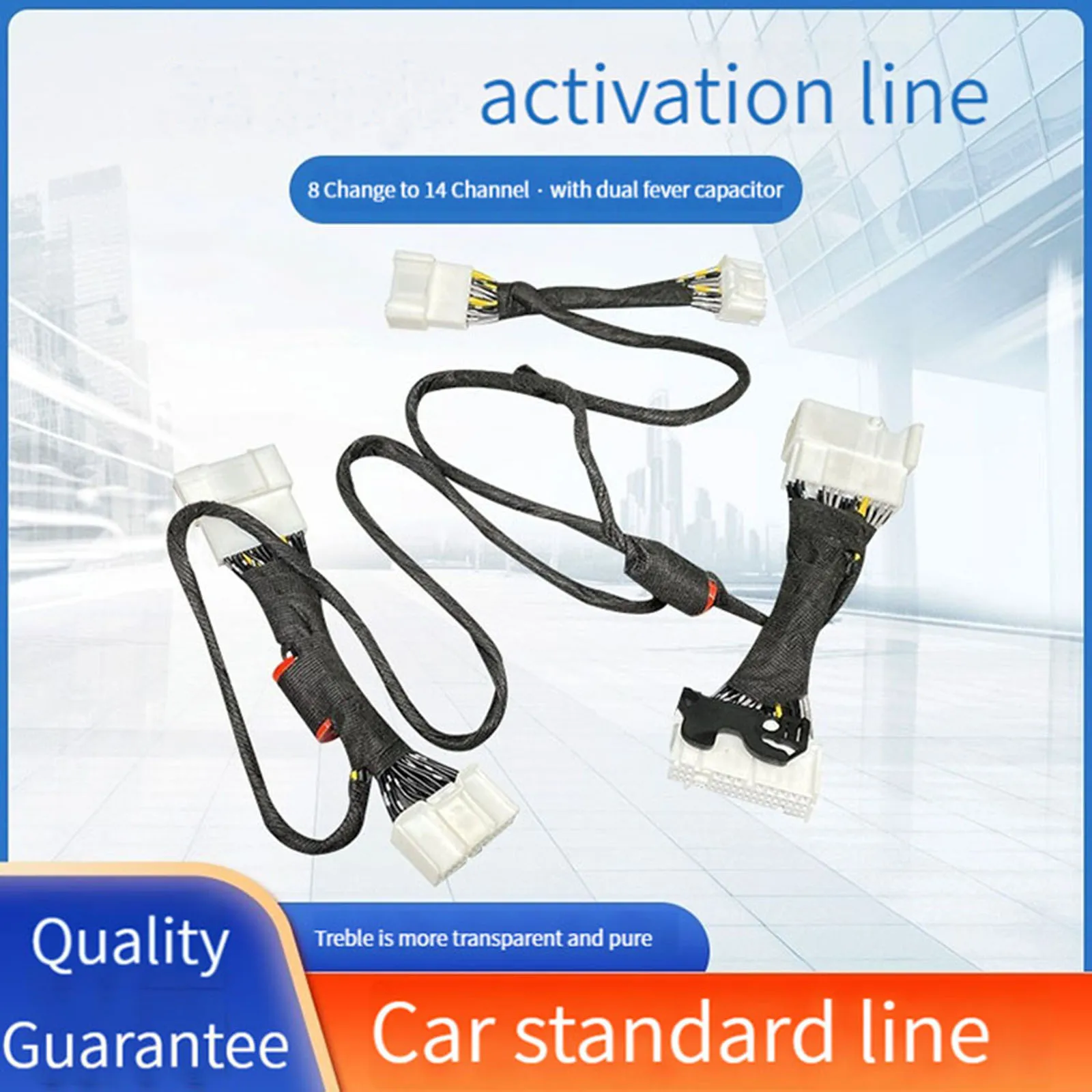 

For Tesla Model 3 2021 Standard Range Plus SR+ Inactive Speaker Activation Wire Harness Audio Upgrade