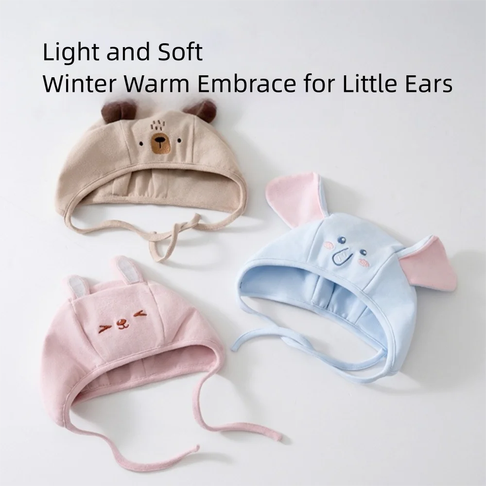 

Модная милая мультяшная защитная шапка для ушей, морозостойкая теплая шапка с наушниками, ветрозащитная шапка-бини, осень-зима