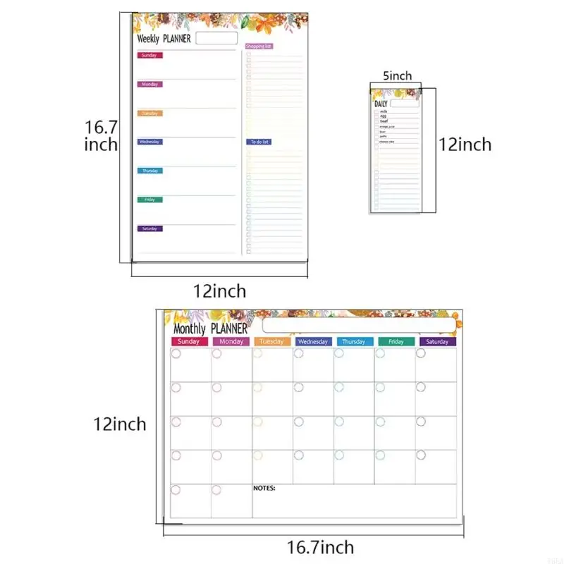 T5EA холодильник магнитный календарь еженедельный еженедельный планировщик магнитный холодильник Календарь Белая доска для