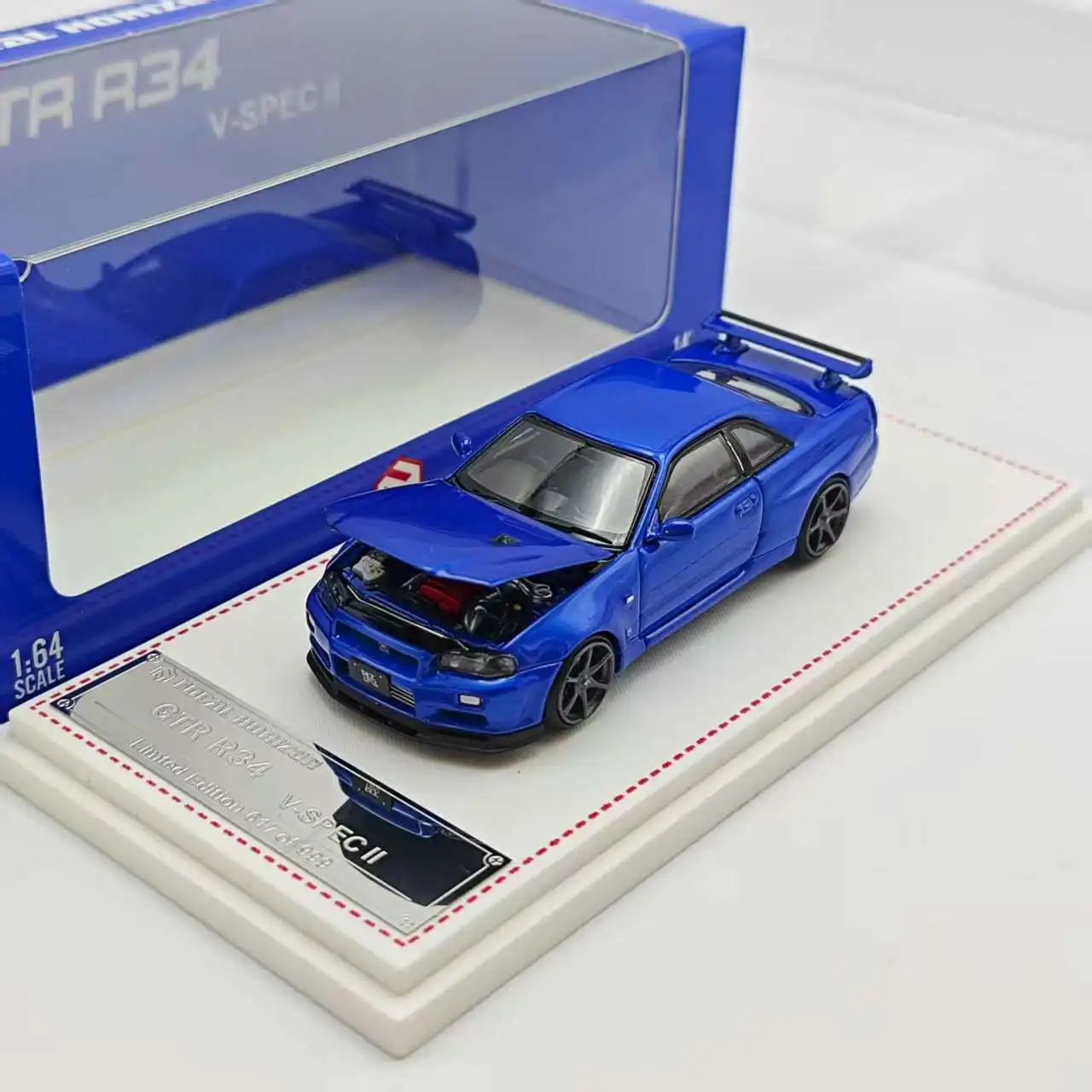 FH 1:64 Nissan Skyline GTR R34 V-SPEC-II Alloy Car Model Collection